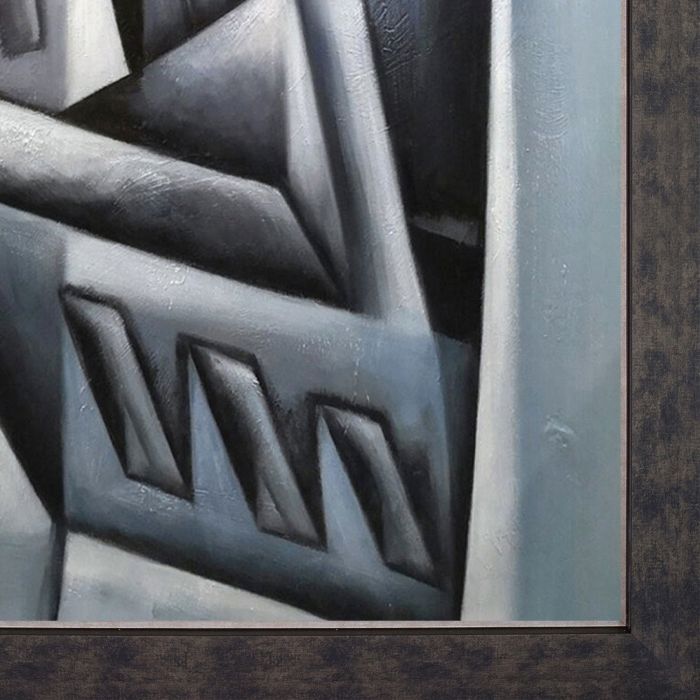 Maisons a Paris (Houses in Paris) Preframed - Suede Premier Frame 24"X36"