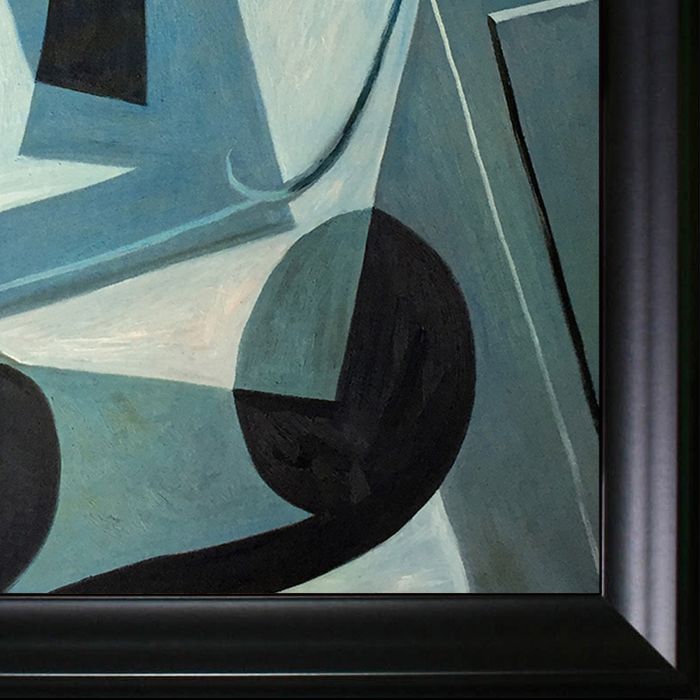 Portrait of Josette Gris Preframed - Black Matte Frame 24"X36"