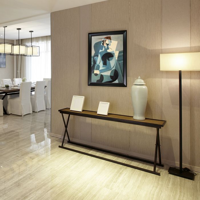 Portrait of Josette Gris Preframed - Black Matte Frame 24"X36"