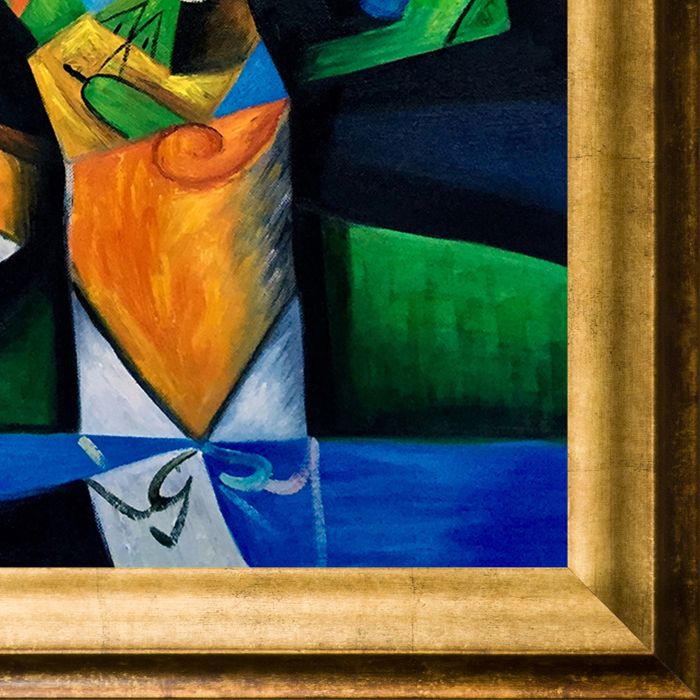 The Smoker Preframed - Athenian Gold Frame 20"X24"