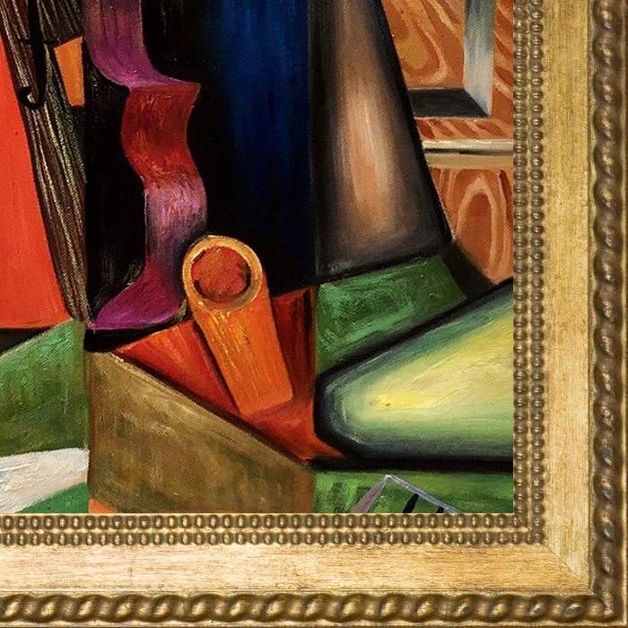 Violon et guitare Preframed - Verona Gold Braid Frame 20"X24"