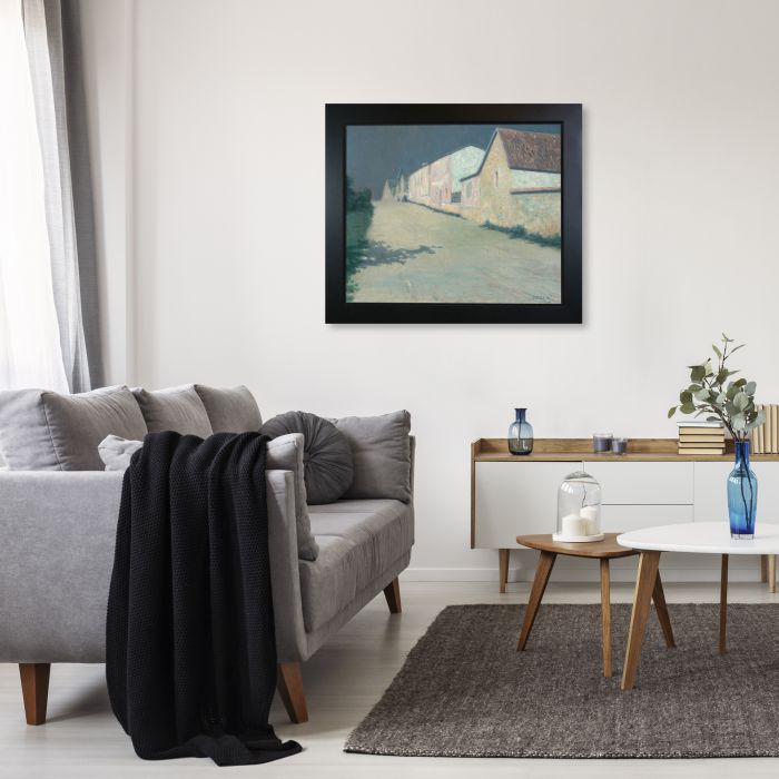 Evening in Giverny - New Age Black Frame 20"X24"