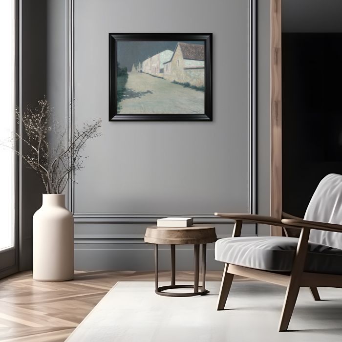 Evening in Giverny - Black Matte Frame 20"X24"