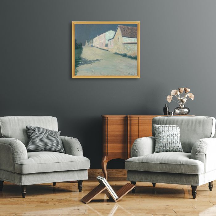 Evening in Giverny Pre-framed - Piccino Luminoso Frame 20" X 24"