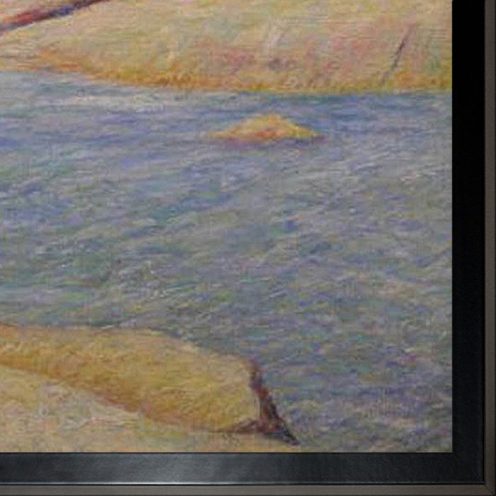 Annisquam Light Pre-framed - Studio Black Wood Angle Frame 20"X24"