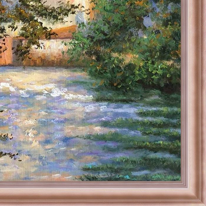 Mill Stream Limetz Pre-framed - Rose Gold Classico Frame 20" X 24"