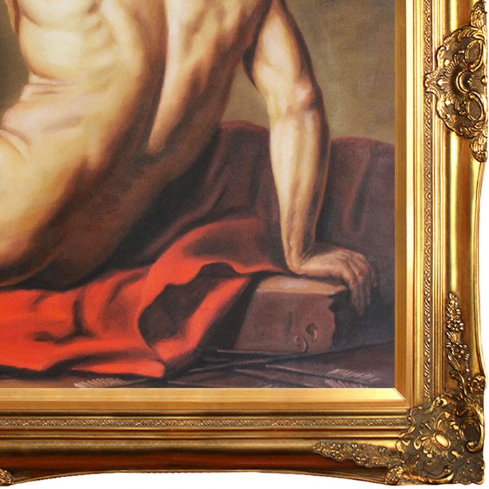 Patroclus, 1780 Pre-Framed - Victorian Gold Frame 24"X36"