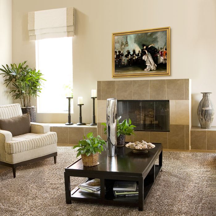 El Jaleo Pre-Framed - Versailles Gold Queen Frame 24" X 36"