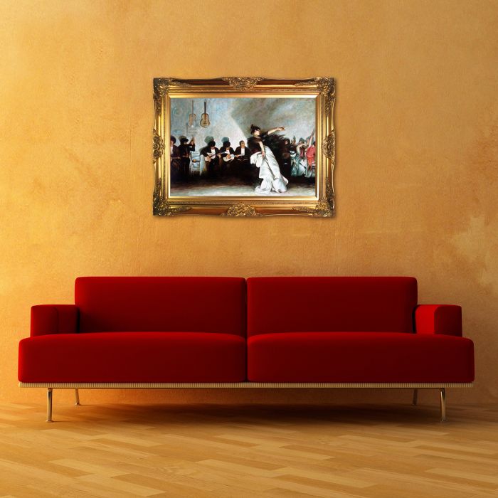 El Jaleo Pre-Framed - Victorian Gold Frame 24"X36"