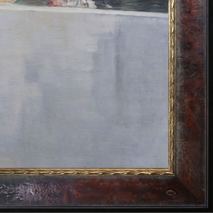 Rosina Capri Pre-Framed - Sambrosa Distressed Cherry Frame 20"X24"