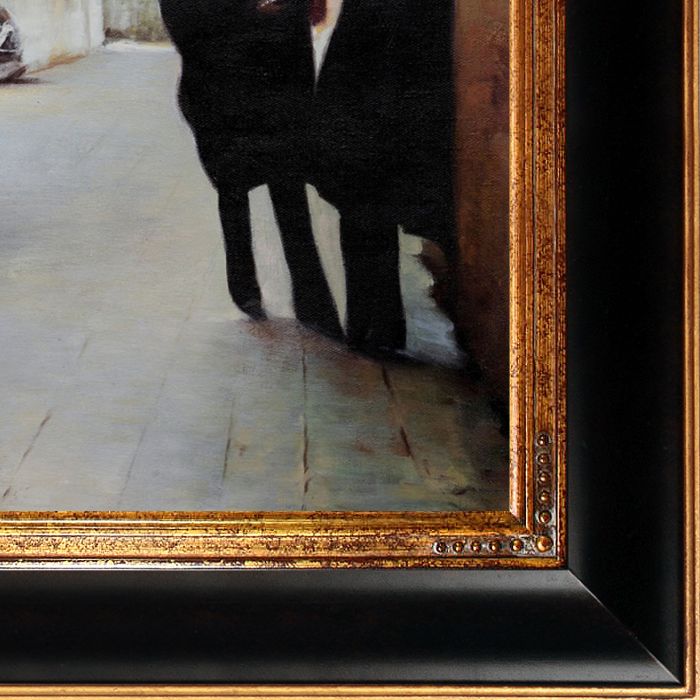 Street in Venice Pre-Framed - Opulent Frame 20"X24"