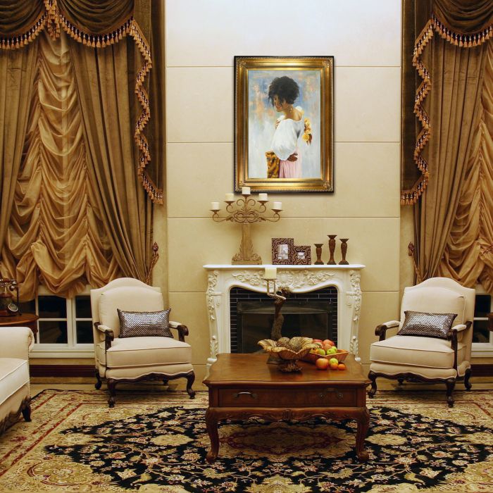 Rosina Pre-Framed - Regency Gold Frame 24"X36"