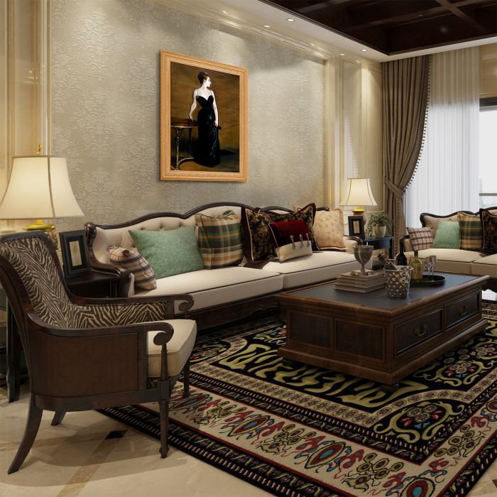 Portrait of Madame X Pre-Framed - Sovereign Frame 24" X 36"