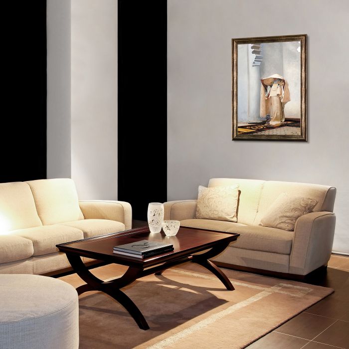 Smoke of Ambergris, 1880 Pre-framed - Ferrara Vintage Frame 24