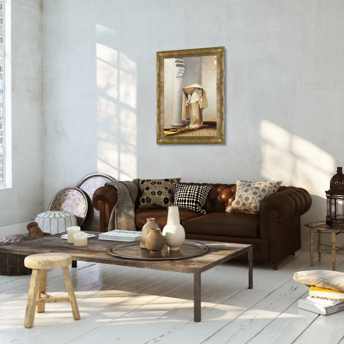 Smoke of Ambergris, 1880 Pre-framed - Sirocco Frame 24" X 36"