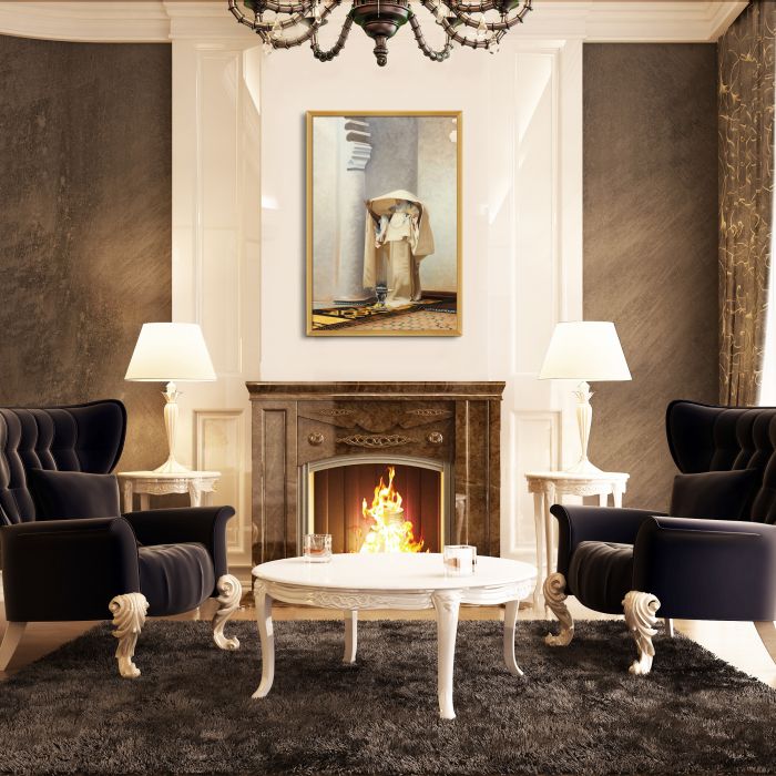 Smoke of Ambergris, 1880 Pre-framed - Piccino Luminoso Frame 24" X 36"