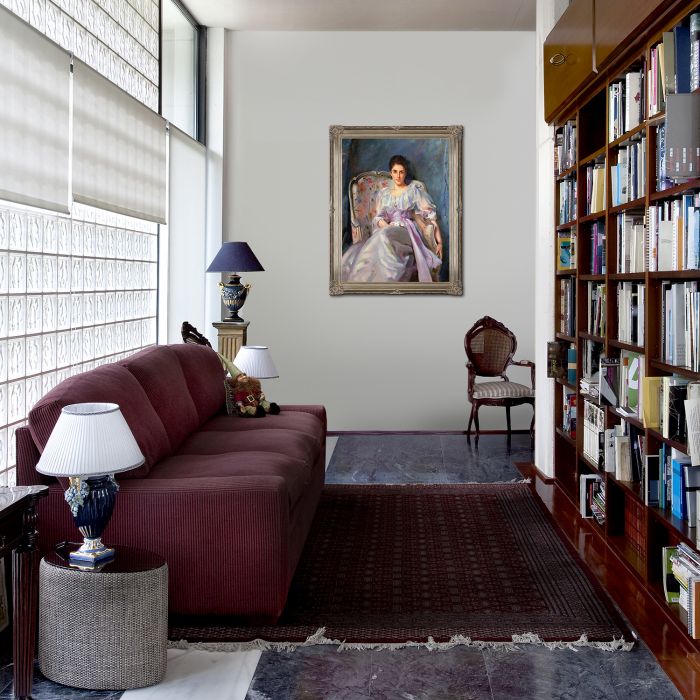 Lady Agnew of Lochnaw, 1892-93 Pre-Framed - Renaissance Champagne Frame 30"X40"