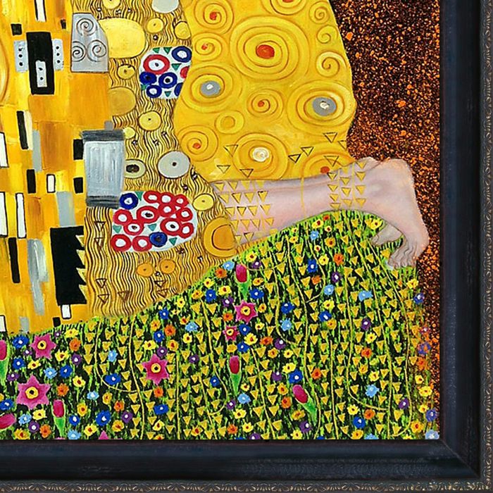 The Kiss (Full View) Pre-Framed - La Scala Frame 24"X36"