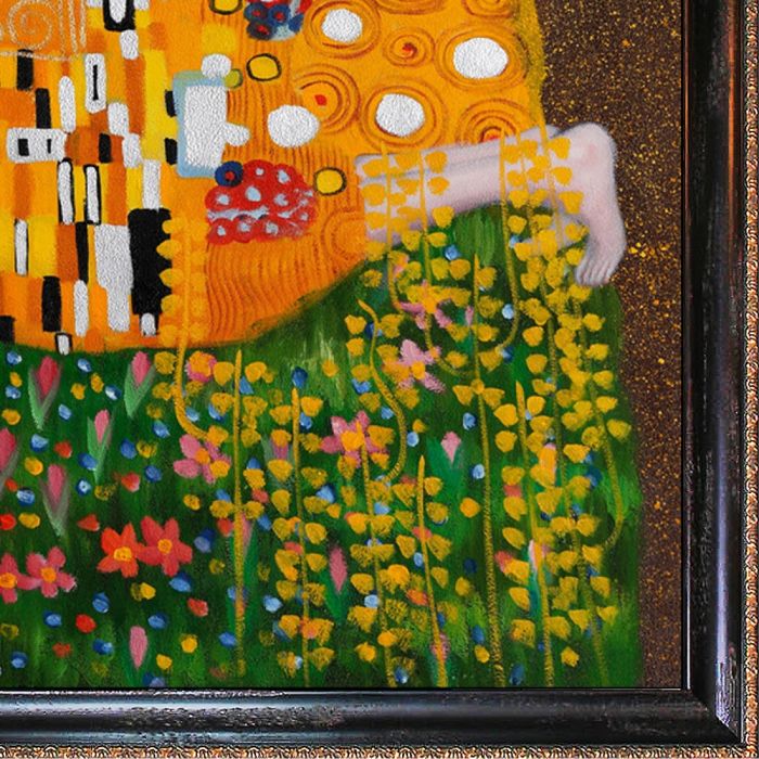 The Kiss (Full View) Pre-Framed - La Scala Frame 24"X36"