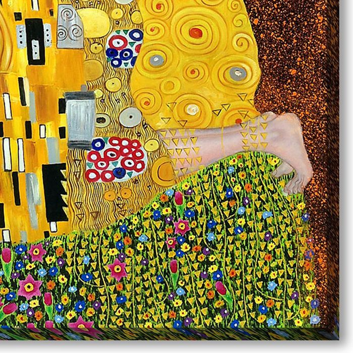 The Kiss (Full view) Pre-Framed - Gallery Wrap 24"X36"