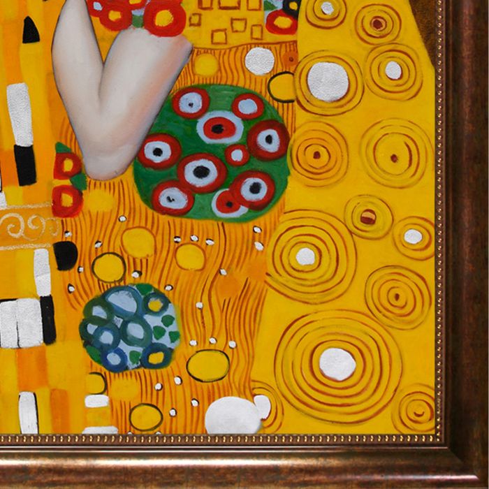 The Kiss Pre-Framed - Verona Cafe Frame 24"X36"