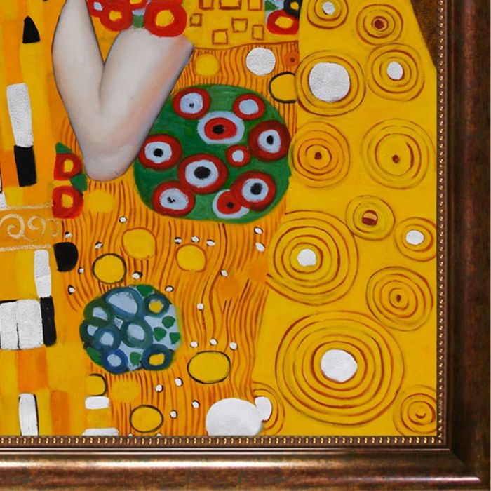 The Kiss Pre-Framed - Verona Cafe Frame 24"X36"