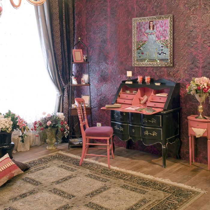 Portrait of Mada Primavesi Preframed - Rococo Silver 20"X24"