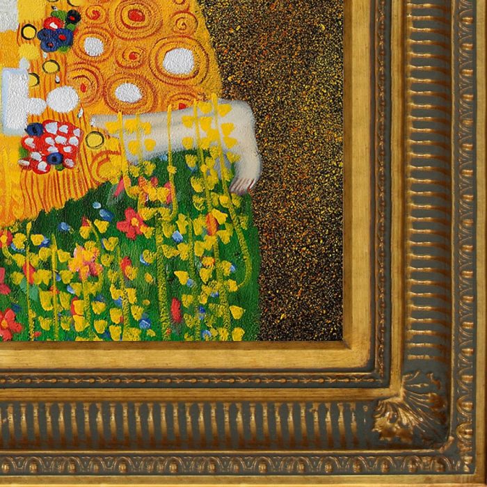 The Kiss (Full View) Pre-Framed - Regal Gold Frame 20"X24"