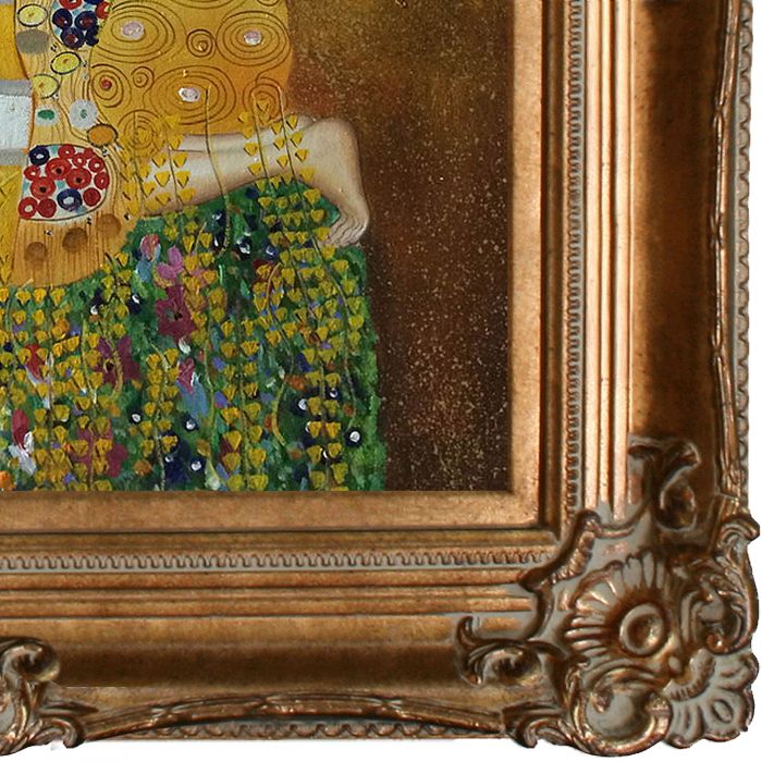 The Kiss (Full View) Pre-Framed - Renaissance Bronze Frame 20"X24"