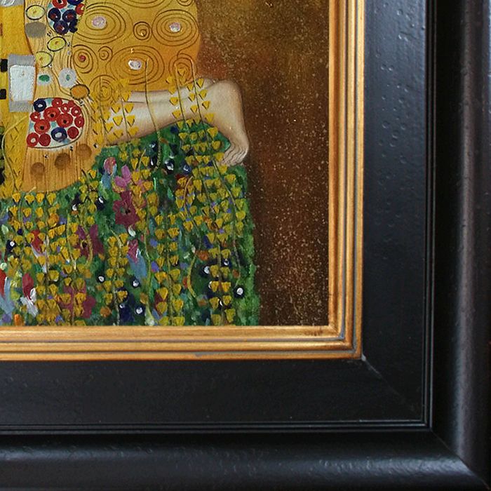 The Kiss (Full View) Pre-Framed - Vintage Creed Frame 20"X24"