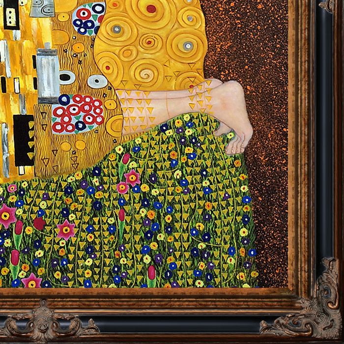 The Kiss (Full View) Pre-Framed - Excalibur Frame 30"X40"