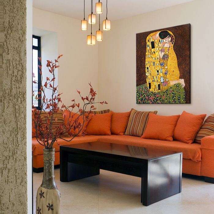 The Kiss (Full View) Pre-Framed - Gallery Wrap 30"X40"