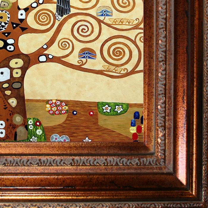 Tree of Life Pre-Framed - Mediterranean Bronze Frame 20"X24"