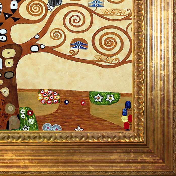 Tree of Life Pre-Framed - Vienna Gold Leaf Frame 20"X24"