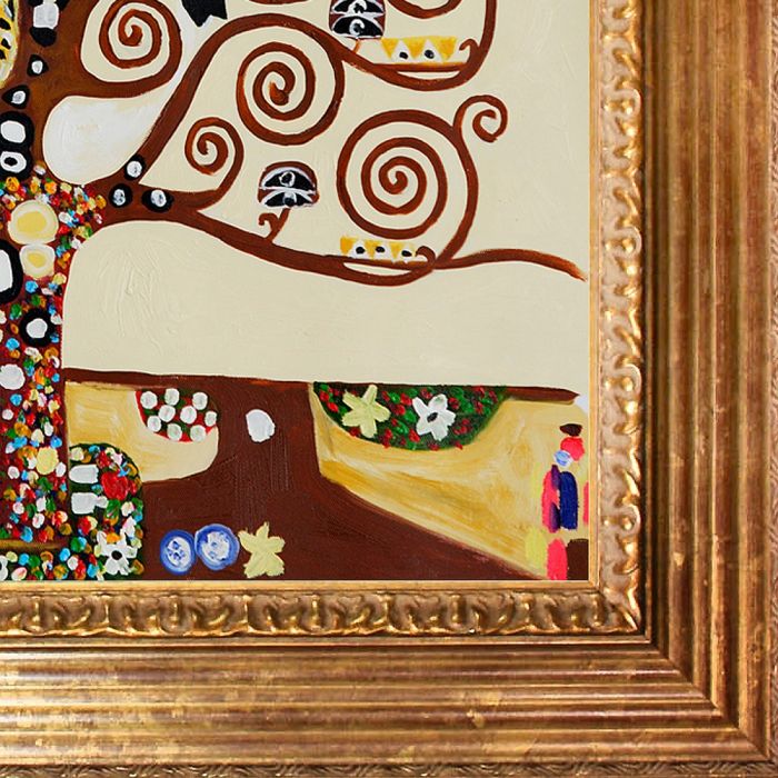 Tree of Life Pre-Framed - Vienna Gold Leaf Frame 20"X24"