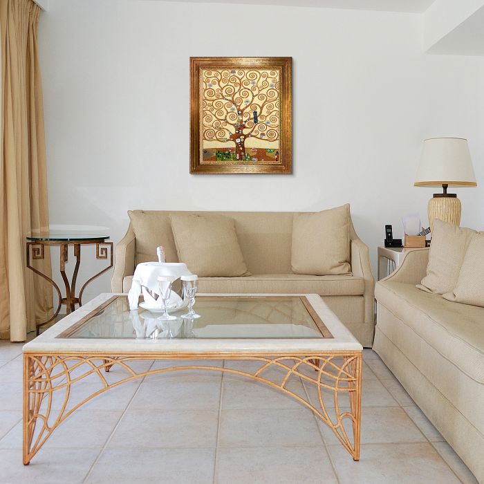 Tree of Life Pre-Framed - Vienna Gold Leaf Frame 20"X24"