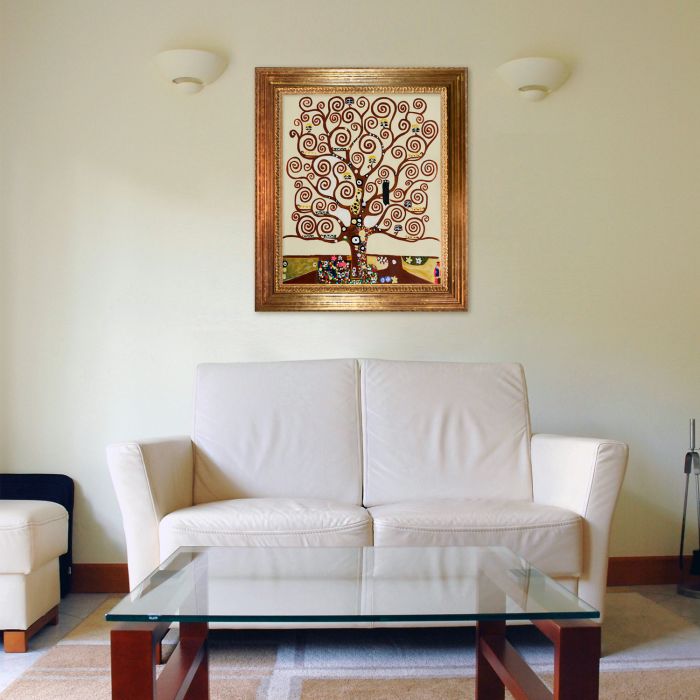 Tree of Life Pre-Framed - Vienna Gold Leaf Frame 20"X24"