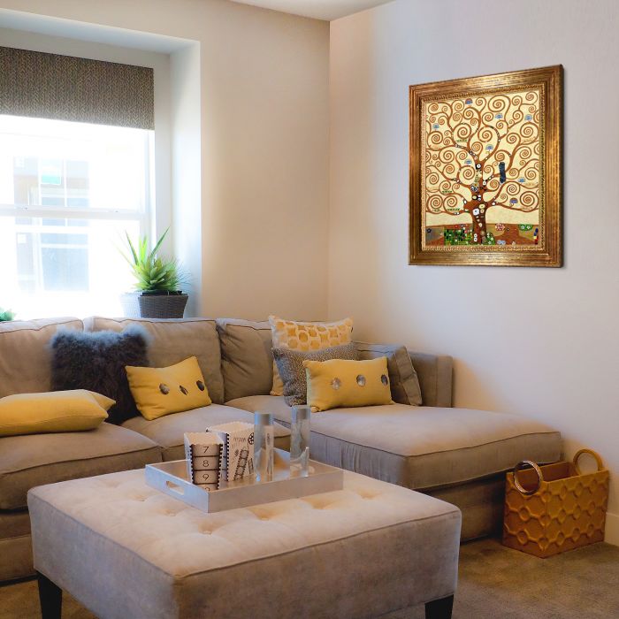 Tree of Life Pre-Framed - Vienna Gold Leaf Frame 20"X24"