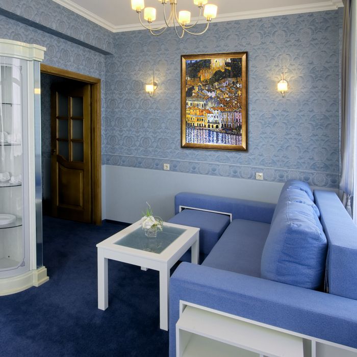 Malcesine on Lake Garda Pre-Framed - Athenian Gold Frame 24"X36"