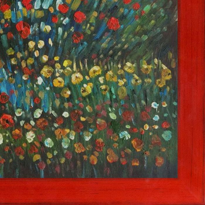 Apple Tree I Pre-Framed - Stiletto Red Frame 20" X 24"