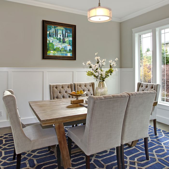 Church in Cassone (Landscape with Cypress) Oil Painting Pre-Framed - Veine D'Or Bronze Scoop Frame 20"X24"