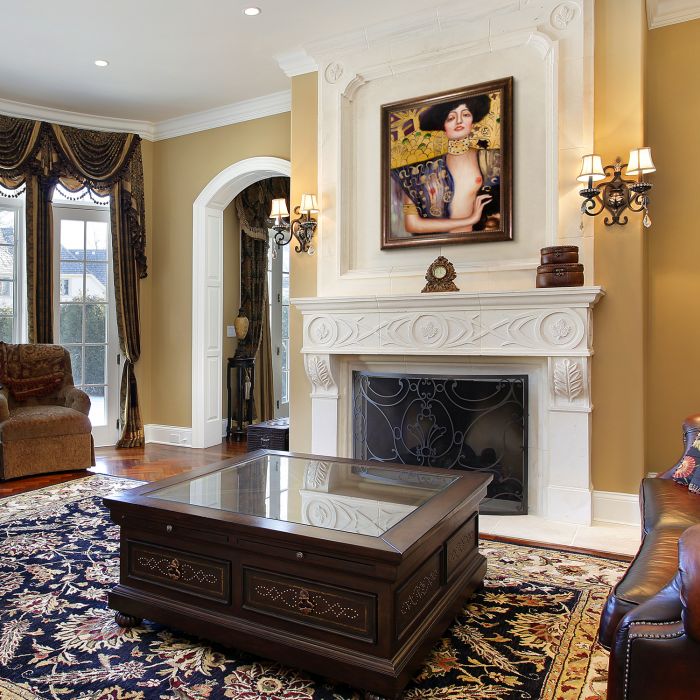 Judith Klimt II Pre-Framed - Verona Cafe Frame 20"X24"