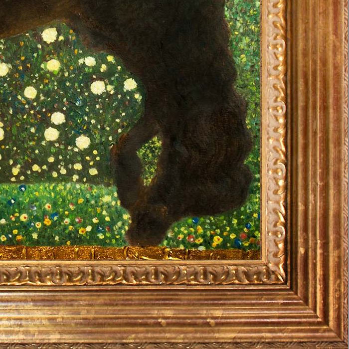 The Golden Knight Pre-Framed - Vienna Wood Frame 24"X24"