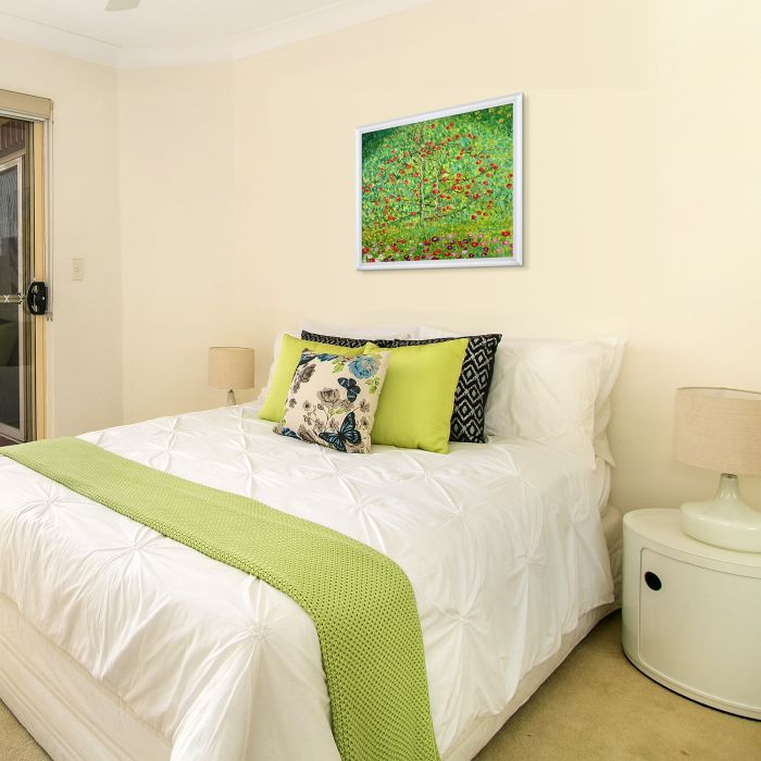 The Apple Tree Pre-Framed - Moderne Blanc Frame 20" X 24"