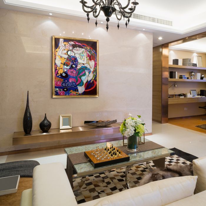 The Virgin Pre-Framed - Gold Luminoso Frame 30"x40"