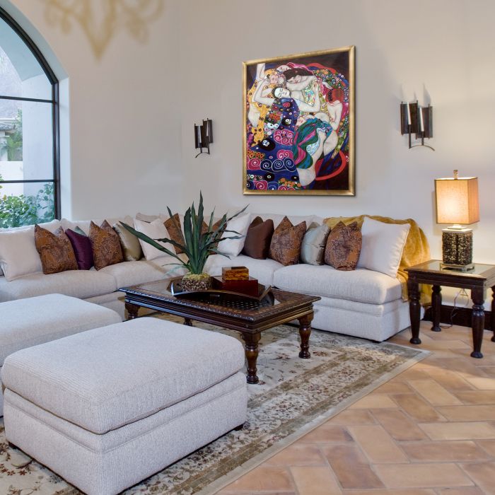 The Virgin Pre-Framed - Gold Luminoso Frame 30"x40"