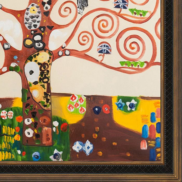 Tree of Life Pre-Framed - Cottage Oak 24"X36"