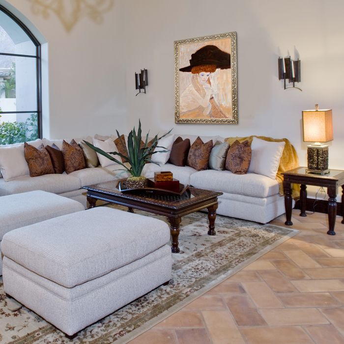 Black Feather Hat Pre-Framed - Rococo Silver 24"X36"