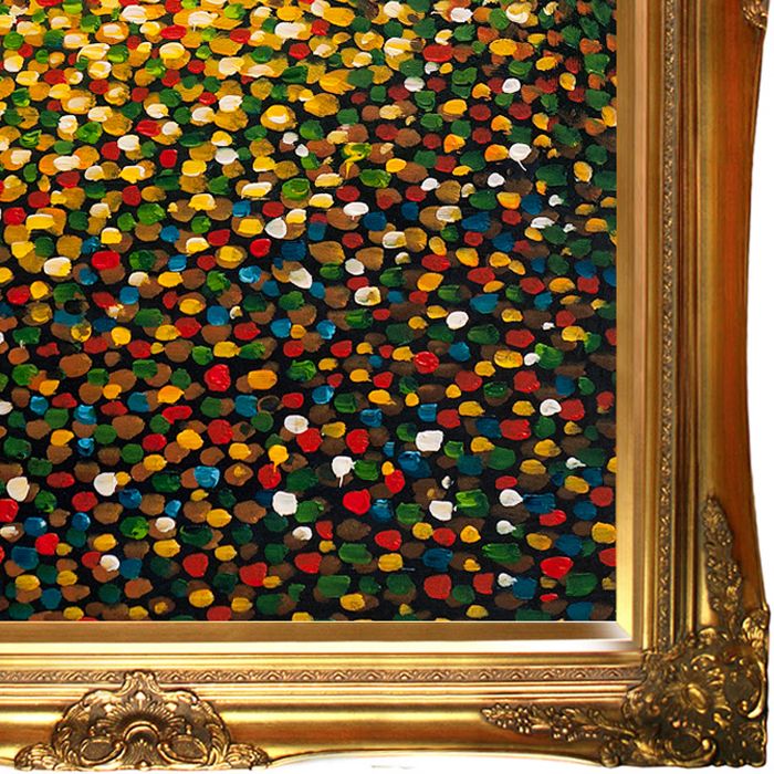 Poppy Field Pre-Framed - Victorian Gold Frame 24"X36"