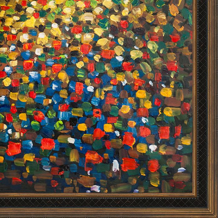 Poppy Field Pre-Framed - Cottage Oak 24"X36"